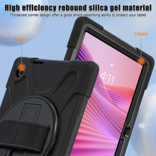 Load image into Gallery viewer, ProElite Cover for Lenovo Tab 10.1 inch 2025 Cover Case, Rugged 3 Layer Armor case Cover for Lenovo Tab 10.1 inch 2025 with Hand Grip &amp; Rotating Kickstand with Shoulder Strap, Black
