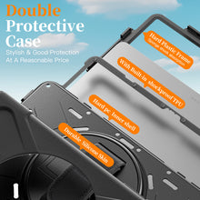 Load image into Gallery viewer, ProElite Cover for Samsung Galaxy Tab S11 11 inch Cover Case, Rugged 3 Layer Armor case Cover for Samsung Galaxy Tab S11 11 inch with Hand Grip &amp; Rotating Kickstand with Shoulder Strap, Black
