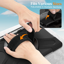 Load image into Gallery viewer, ProElite Cover for Samsung Galaxy Tab S11 11 inch Cover Case, Rugged 3 Layer Armor case Cover for Samsung Galaxy Tab S11 11 inch with Hand Grip &amp; Rotating Kickstand with Shoulder Strap, Black
