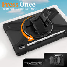 Load image into Gallery viewer, ProElite Cover for Samsung Galaxy Tab S11 11 inch Cover Case, Rugged 3 Layer Armor case Cover for Samsung Galaxy Tab S11 11 inch with Hand Grip &amp; Rotating Kickstand with Shoulder Strap, Black

