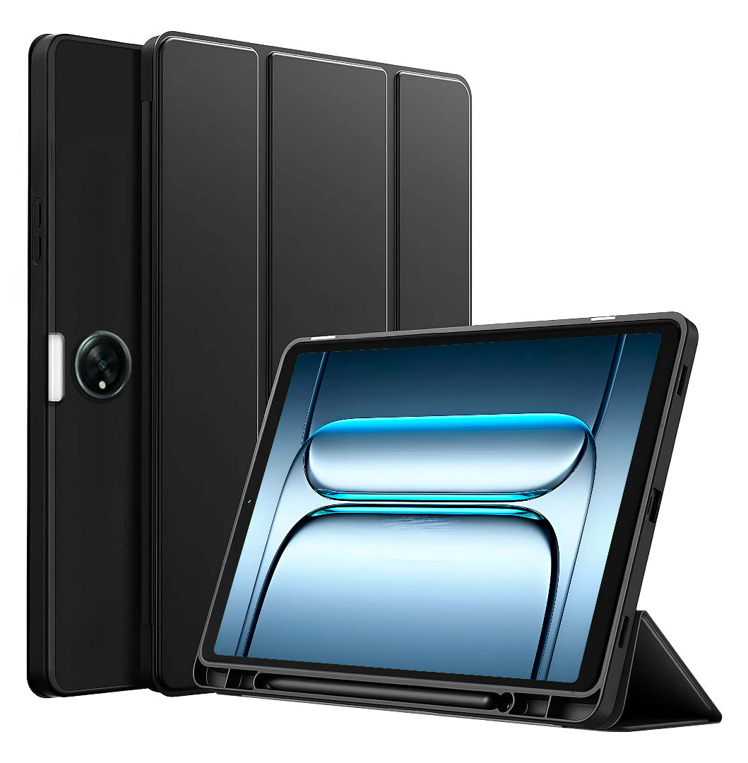 ProElite Cover for OnePlus Pad Lite 11 inch Case, Soft Flexible Flip Case Cover for OnePlus Pad Lite 11 inch Case with Pen Holder, Support Auto Sleep Wake, [Recoil Series] - Black
