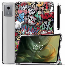 Load image into Gallery viewer, ProElite Case Cover for Motorola Pad 60 Neo 11 inch 2025 Cover, Smart Flip Case Motorola Pad 60 Neo 11 inch 2025 Tablet Translucent Back with Stylus Pen, Hippy
