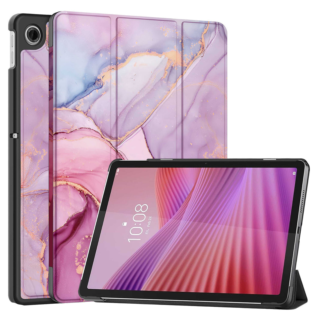 ProElite Cover for Lenovo Tab 10.1 inch 2025 Case Cover, Sleek Smart Flip Case Cover for Lenovo Tab 10.1 inch 2025 Tablet (Support Auto Sleep Wake), Marble Pink
