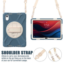 Load image into Gallery viewer, ProElite Cover for Lenovo Tab M11 11 inch Cover Case, Rugged 3 Layer Armor case Cover for Lenovo Tab M11 11 inch with Hand Grip &amp; Rotating Kickstand with Shoulder Strap, Cornflower Blue
