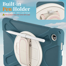 Load image into Gallery viewer, ProElite Cover for Galaxy Tab A11 Plus 11 inch 2025 Cover, Rugged 3 Layer Armor case cover for Galaxy Tab A11 Plus 11 inch 2025 with Hand Grip &amp; Rotating KickStand with Shoulder Strap, Cornflower Blue
