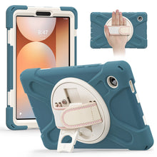 Load image into Gallery viewer, ProElite Cover for Samsung Galaxy Tab A11 8.7 inch 2025 Cover, Rugged 3 Layer Armor case cover for Galaxy Tab A11 8.7 inch 2025 with Hand Grip &amp; Rotating KickStand with Shoulder Strap, Cornflower Blue
