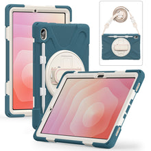 Load image into Gallery viewer, ProElite Cover for Samsung Galaxy Tab S11 11 inch Cover, Rugged 3 Layer Armor case Cover for Samsung Galaxy Tab S11 11 inch with Hand Grip &amp; Rotating Kickstand with Shoulder Strap, Cornflower Blue

