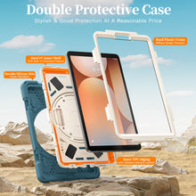 Load image into Gallery viewer, ProElite Cover for Samsung Galaxy Tab A11 8.7 inch 2025 Cover, Rugged 3 Layer Armor case cover for Galaxy Tab A11 8.7 inch 2025 with Hand Grip &amp; Rotating KickStand with Shoulder Strap, Cornflower Blue
