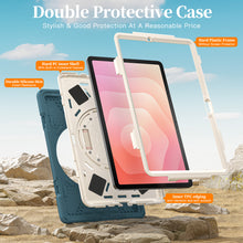 Load image into Gallery viewer, ProElite Cover for Samsung Galaxy Tab S11 11 inch Cover, Rugged 3 Layer Armor case Cover for Samsung Galaxy Tab S11 11 inch with Hand Grip &amp; Rotating Kickstand with Shoulder Strap, Cornflower Blue

