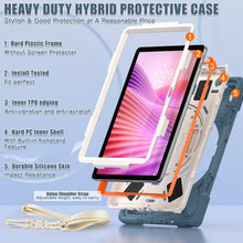 Load image into Gallery viewer, ProElite Cover for Lenovo Tab 10.1 inch 2025 Cover Case, Rugged 3 Layer Armor case Cover for Lenovo Tab 10.1 inch 2025 with Hand Grip &amp; Rotating Kickstand with Shoulder Strap, Cornflower Blue
