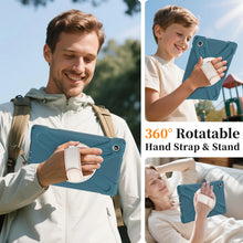 Load image into Gallery viewer, ProElite Cover for Galaxy Tab A11 Plus 11 inch 2025 Cover, Rugged 3 Layer Armor case cover for Galaxy Tab A11 Plus 11 inch 2025 with Hand Grip &amp; Rotating KickStand with Shoulder Strap, Cornflower Blue
