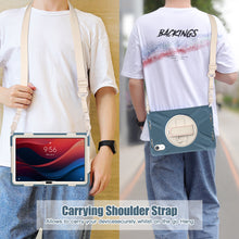 Load image into Gallery viewer, ProElite Cover for Lenovo Tab M11 11 inch Cover Case, Rugged 3 Layer Armor case Cover for Lenovo Tab M11 11 inch with Hand Grip &amp; Rotating Kickstand with Shoulder Strap, Cornflower Blue
