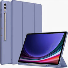 Load image into Gallery viewer, ProElite Cover for Galaxy Tab S7 FE/S7+/S8+ 12.4&quot; Cover, Soft Flexible Flip Case with S Pen Holder for Galaxy Tab S7 FE/S7 Plus/S8 Plus 12.4 inch, Support Auto Sleep Wake, [Recoil Series]- Lavender
