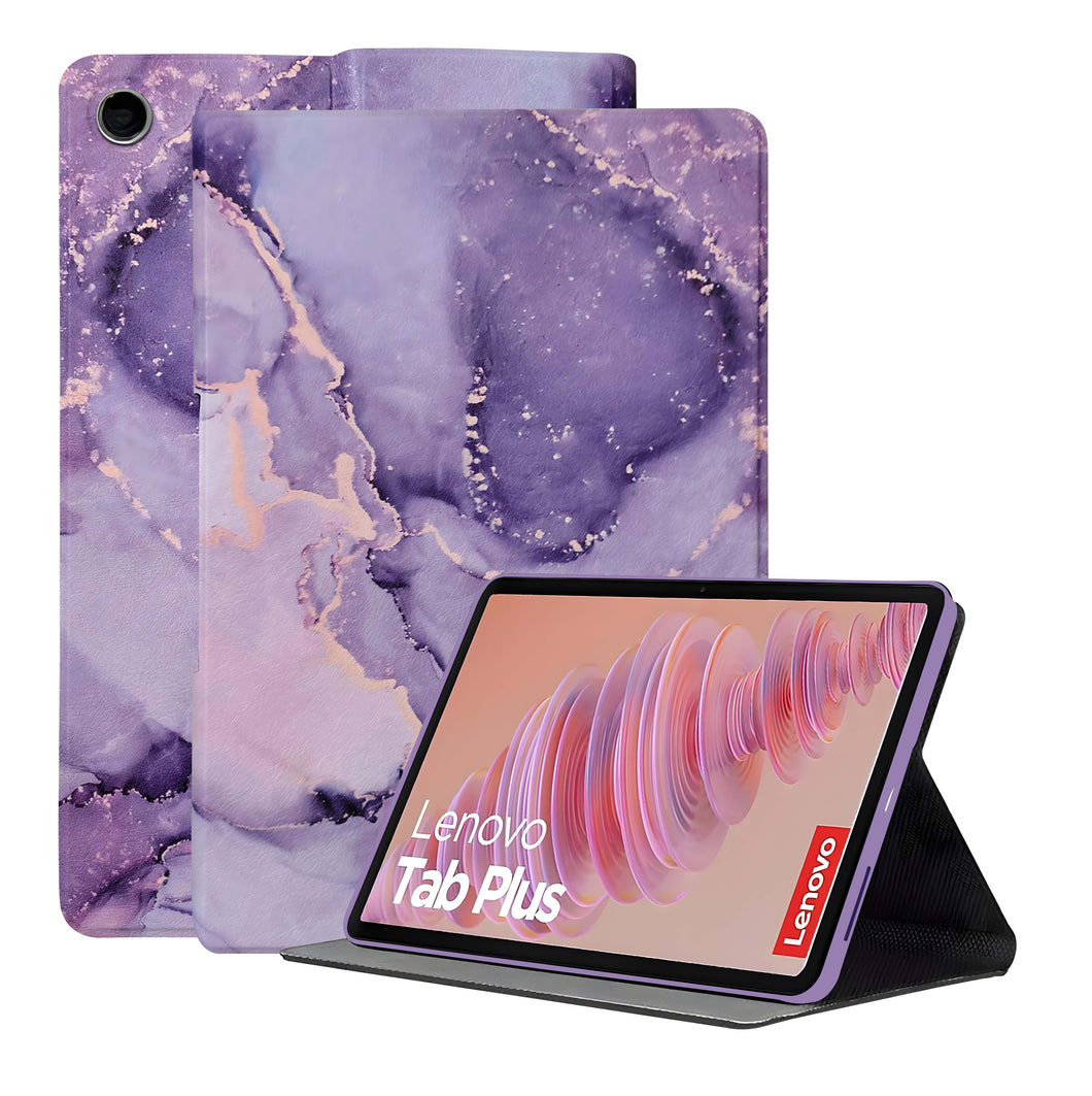 ProElite Book Cover Case for Lenovo Tab Plus 11.5 inch Cover, Smart flip case Book Cover for Lenovo Tab Plus 11.5 inch Tablet, Marble Purple