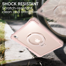 Load image into Gallery viewer, ProElite Shockproof Case for Apple iPad 10th/11th Gen A16 11 inch | 360° Multi-Angle Aluminum Stand (Portrait &amp; Landscape) with Pencil Holder &amp; Shoulder Strap, Light Pink
