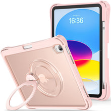 Load image into Gallery viewer, ProElite Shockproof Case for Apple iPad 10th/11th Gen A16 11 inch | 360° Multi-Angle Aluminum Stand (Portrait &amp; Landscape) with Pencil Holder &amp; Shoulder Strap, Light Pink

