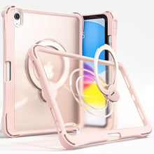 Load image into Gallery viewer, ProElite Shockproof Case for Apple iPad 10th/11th Gen A16 11 inch | 360° Multi-Angle Aluminum Stand (Portrait &amp; Landscape) with Pencil Holder &amp; Shoulder Strap, Light Pink
