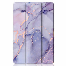 Load image into Gallery viewer, ProElite Cover for Xiaomi Mi Pad 8/8 Pro/Mi Pad 7/7 Pro 11.2 inch Cover, Flip Case Cover with Transparent Back &amp; Stylus Pen [Auto Sleep Wake Support], Marble Purple
