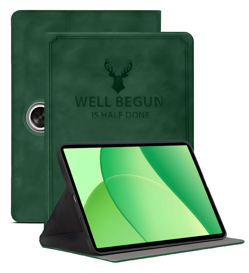 ProElite Case Cover for Oppo Pad SE 11 inch Case, Deer Flip case Cover for Oppo Pad SE 11 inch Case, Dark Green
