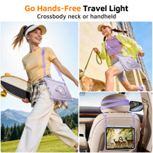 Load image into Gallery viewer, ProElite Shockproof Case for Apple iPad 10th/11th Gen A16 11 inch | 360° Multi-Angle Aluminum Stand (Portrait &amp; Landscape) with Pencil Holder &amp; Shoulder Strap, Purple
