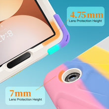 Load image into Gallery viewer, ProElite Cover for Samsung Galaxy Tab A11 8.7 inch 2025 Cover, Rugged 3 Layer Armor case Cover for Galaxy Tab A11 8.7 inch 2025 with Hand Grip &amp; Rotating Kickstand with Shoulder Strap, Rainbow Pink
