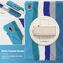 Load image into Gallery viewer, ProElite Cover for Samsung Galaxy Tab S10 FE Plus 13.1 inch, Rugged 3 Layer Armor case for Samsung Galaxy Tab S10 FE Plus 13.1 inch with Rotating Kickstand, Rainbow Blue
