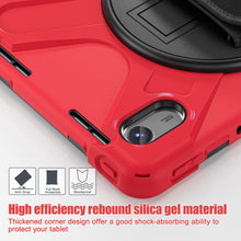 Load image into Gallery viewer, ProElite Cover for Lenovo Tab M11 11 inch Cover Case, Rugged 3 Layer Armor case Cover for Lenovo Tab M11 11 inch with Hand Grip &amp; Rotating Kickstand with Shoulder Strap, Red

