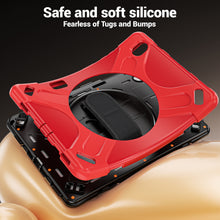 Load image into Gallery viewer, ProElite Cover for Samsung Galaxy Tab S12 Plus 12.6 inch 2026 Case, Rugged 3 Layer Armor case Cover for Galaxy Tab S12 Plus 12.6 inch with Hand Grip &amp; Rotating Kickstand with Shoulder Strap, Red
