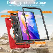 Load image into Gallery viewer, ProElite for Xiaomi Redmi Pad 2 11 inch Case, Rugged 3 Layer Armor case Cover for Xiaomi Redmi Pad 2 11 inch Case with Hand Grip and Rotating Kickstand with Shoulder Strap, Red
