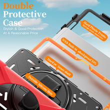 Load image into Gallery viewer, ProElite Cover for Samsung Galaxy Tab A11 8.7 inch 2025 Cover, Rugged 3 Layer Armor case Cover for Galaxy Tab A11 8.7 inch 2025 with Hand Grip &amp; Rotating Kickstand with Shoulder Strap, Red
