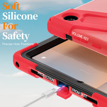 Load image into Gallery viewer, ProElite Cover for Galaxy Tab A11 Plus 11 inch 2025 Cover, Rugged 3 Layer Armor case Cover for Galaxy Tab A11 Plus 11 inch 2025 with Hand Grip &amp; Rotating Kickstand with Shoulder Strap, Red
