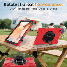 Load image into Gallery viewer, ProElite Cover for Galaxy Tab A11 Plus 11 inch 2025 Cover, Rugged 3 Layer Armor case Cover for Galaxy Tab A11 Plus 11 inch 2025 with Hand Grip &amp; Rotating Kickstand with Shoulder Strap, Red
