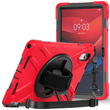 Load image into Gallery viewer, ProElite Cover for Lenovo Tab M11 11 inch Cover Case, Rugged 3 Layer Armor case Cover for Lenovo Tab M11 11 inch with Hand Grip &amp; Rotating Kickstand with Shoulder Strap, Red
