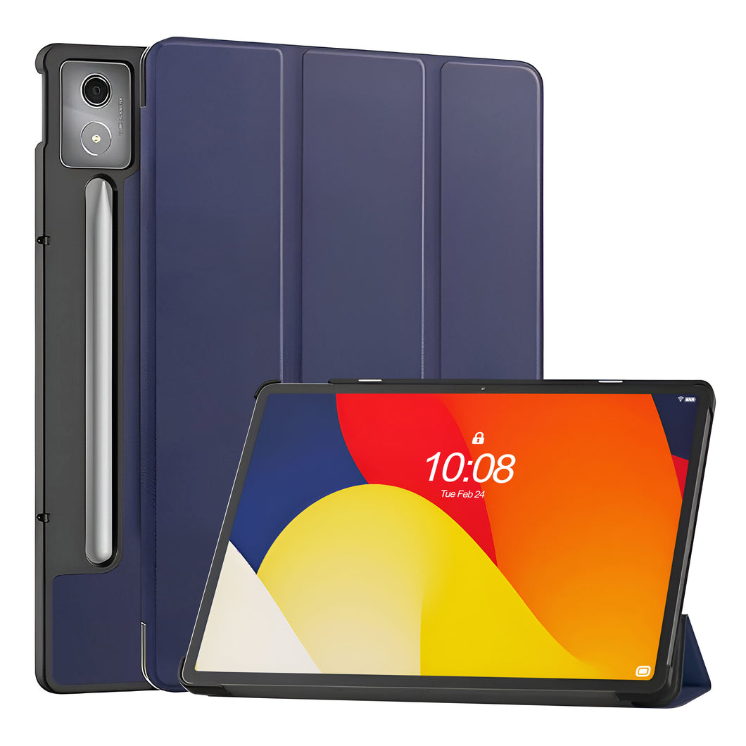 ProElite Cover for Moto Pad 60 Pro 12.7 inch 2025 Cover Case, Sleek Smart Flip Case Cover for Moto Pad 60 Pro 12.7 inch 2025 Support Auto Sleep Wake, Dark Blue