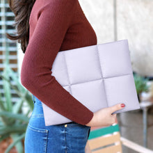 Load image into Gallery viewer, ProElite Puffy Tablet Sleeve Case Upto 13.3 inch for Galaxy Tab S10 Fe+/S9 FE+/S7+/S8 Plus/S9 Plus/S7 FE 12.4", iPad Pro 12.9", MacBook Air/Pro Retina, Microsoft Surface Pro 4/5/6/7/8/9, Lavender
