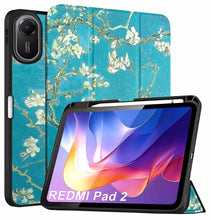 Load image into Gallery viewer, ProElite Cover for Xiaomi Redmi Pad 2 11 inch Case, Soft Flexible Flip Case Cover for Xiaomi Redmi Pad 2 11 inch with Pen Holder, Support Auto Sleep Wake, [Recoil Series] - Flowers
