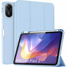 Load image into Gallery viewer, ProElite Cover for Xiaomi Redmi Pad 2 11 inch Case, Soft Flexible Flip Case Cover for Xiaomi Redmi Pad 2 11 inch with Pen Holder, Support Auto Sleep Wake, [Recoil Series] - Light Blue
