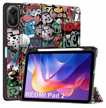 Load image into Gallery viewer, ProElite Cover for Xiaomi Redmi Pad 2 11 inch Case, Soft Flexible Flip Case Cover for Xiaomi Redmi Pad 2 11 inch with Pen Holder, Support Auto Sleep Wake, [Recoil Series] - Hippy
