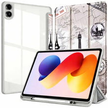 Load image into Gallery viewer, ProElite Cover for Xiaomi Redmi Pad 2 Pro 12.1 inch Cover Case, Smart Flip Case Cover for Xiaomi Redmi Pad 2 Pro 12.1 inch with S Pen Holder, Eiffel [Transparent Back]
