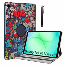 Load image into Gallery viewer, ProElite Cover for Samsung Galaxy Tab A11 Plus 11 inch Case Cover, 360 Rotatable Smart Flip Case Cover for Galaxy Tab A11+ 11" Tablet with Stylus Pen, Hippy
