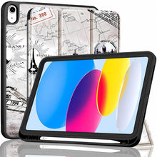 Load image into Gallery viewer, ProElite Smart Case for iPad (A16) 11th/10th Generation (2025/2022) [Auto Sleep/Wake Cover] [Left Side Pencil Holder] [Soft Flexible Case] Recoil Series - Eiffel
