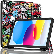 Load image into Gallery viewer, ProElite Smart Case for iPad (A16) 11th/10th Generation (2025/2022) [Auto Sleep/Wake Cover] [Left Side Pencil Holder] [Soft Flexible Case] Recoil Series - Hippy
