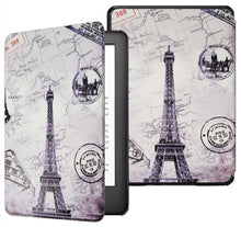 Load image into Gallery viewer, ProElite Cover Case for Kindle Paperwhite 12th Gen 7 inch Case, Slim Smart Flip case Cover for Amazon Kindle Paperwhite 12th Generation 7 inch 2024, Eiffel
