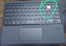 Load image into Gallery viewer, {Refurbished}ProElite Wireless Bluetooth TouchPad Keyboard Case for iPad (A16) 11th/10th Gen 2025/2022, Magnetic Detachable Wireless Bluetooth TouchPad Keyboard Built-in 7-Colors Backlit with Pencil Holder, Black
