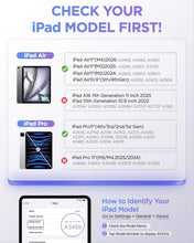 Load image into Gallery viewer, ProElite Keyboard Case for iPad Air 11" (M4/M3/M2), iPad Pro 11" (4th/3rd/2nd), iPad Air 10.9" (5th/4th) Multi-Touch Trackpad, 7-Color Backlit Magic-Style Keyboard – Floating Magnetic Stand – Black
