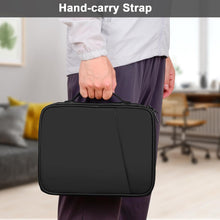 Load image into Gallery viewer, ProElite Polyster Tablet Sleeve Case Upto 11.5 inch for iPad 10.2/10.9/Pro 11/Lenovo/Galaxy Tab A9 Plus/S7/S8/S9/Realme Pad/Redmi Pad/Honor Pad X9/Mi Pad 7/Moto Tab G62/Oneplus Pad Tablet, Black
