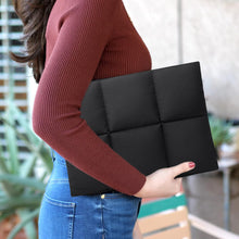 Load image into Gallery viewer, ProElite Puffy Tablet sleeve Case upto 13.3 inch for Samsung Galaxy Tab S10 Fe+/S9 FE+/S7+/S8 Plus/S9 Plus/S7 FE 12.4&quot;, iPad Pro 12.9&quot;, MacBook Air/Pro Retina, Microsoft Surface Pro 4/5/6/7/8/9, Black
