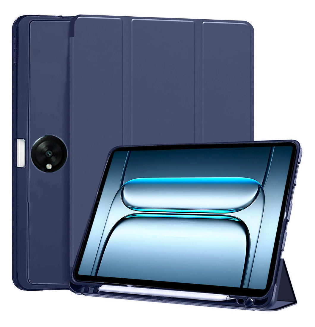 ProElite Cover for OnePlus Pad Lite 11 inch Case, Soft Flexible Flip Case Cover for OnePlus Pad Lite 11 inch Case with Pen Holder, Support Auto Sleep Wake, [Recoil Series] - Dark Blue