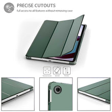 Load image into Gallery viewer, ProElite Case Cover for Lenovo Tab 10.1 inch 2025 Case, Smart Flip Case Cover for Lenovo Tab 10.1 inch 2025 Case Translucent Back with Stylus Pen [Auto Sleep Wake Feature], Dark Green
