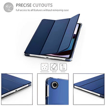Load image into Gallery viewer, ProElite Case Cover for Lenovo Tab 10.1 inch 2025 Case, Smart Flip Case Cover for Lenovo Tab 10.1 inch 2025 Case Translucent Back with Stylus Pen [Auto Sleep Wake Feature], Dark Blue
